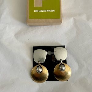 Modern Clip Earrings from the Portland Art Museum